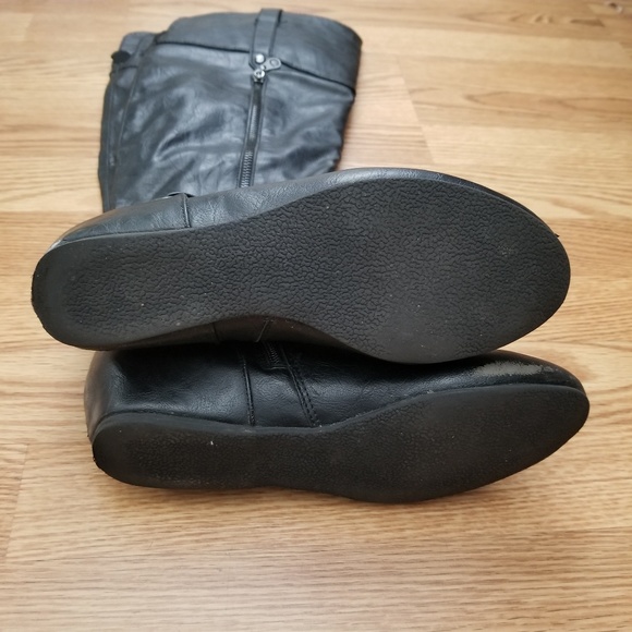 Over the Knee Boots - G by Guess - Faux Leather - Picture 3 of 8